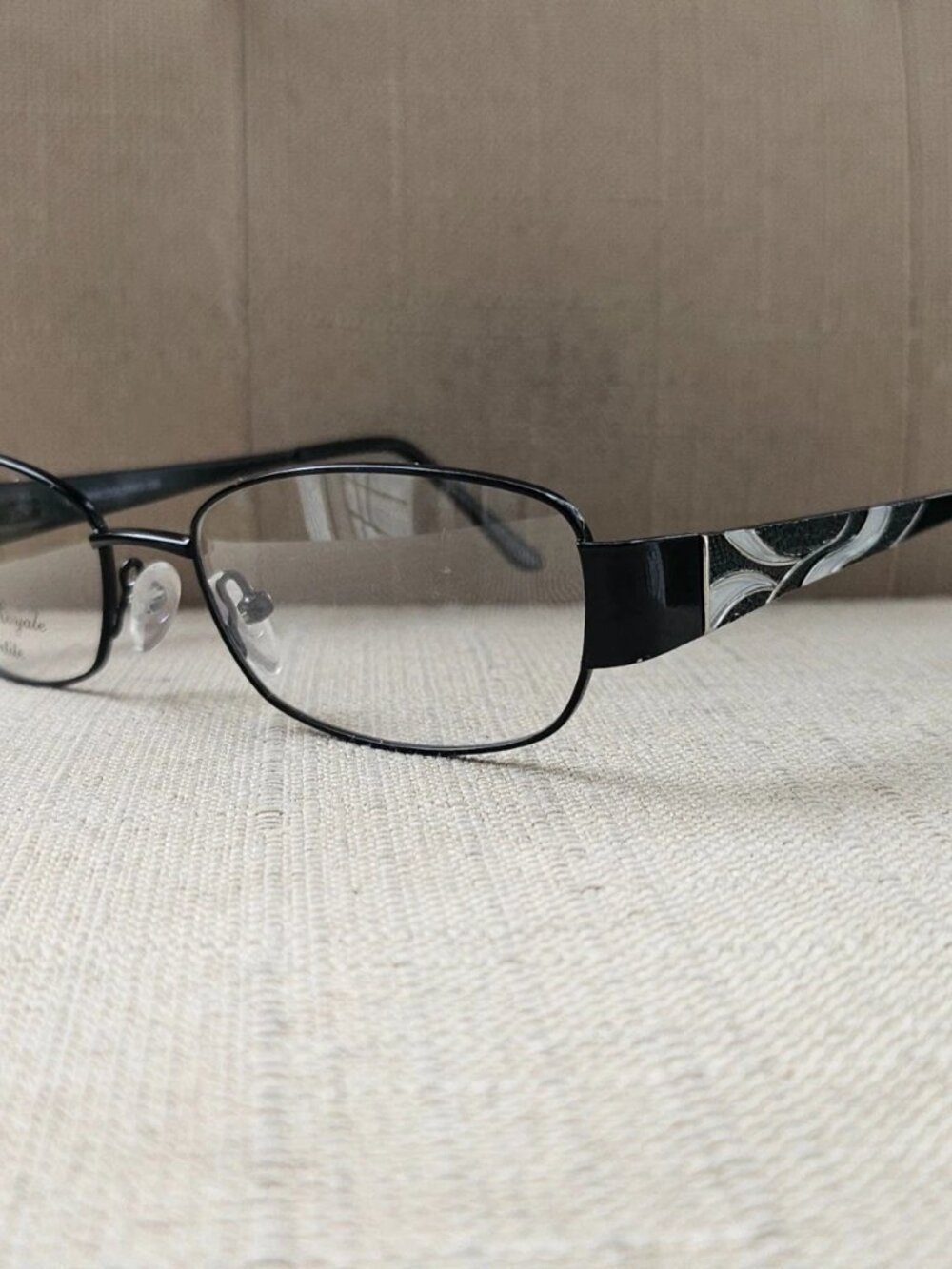 Port Royale Collection Women Glasses Frame Black Tone Metal KARMIN Eyewear NWT - Picture 2 of 10